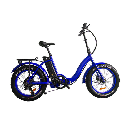 48V 500w عجلة الدهون دراجات جبلية كهربائية للصيد 20 &quot;تعليق كامل للطي دراجة كهربائية