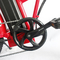 دراجة كهربائية قابلة للطي من الألومنيوم خفيفة الوزن مع مقعد أطفال قوي 55 كم H.