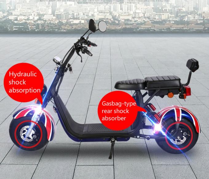 الدهون الاطارات سيتيكوكو سكوتر كهربائي 60 فولت 3200 واط 1500 واط Eec Coc Scooter بطارية ليثيوم 5